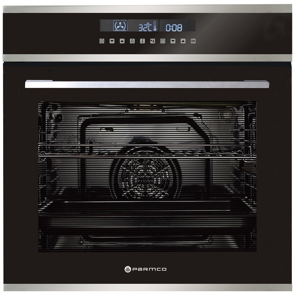 OVEN 600MM STAINLESS 12FUNCTION PYROLYTIC TOUCH 76L