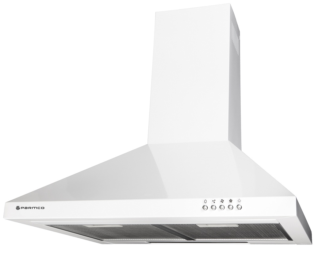 RANGEHOOD CANOPY 600MM WHITE 500M3H