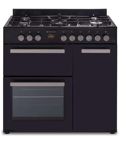 [CS 900G-BLK] COUNTRY STYLE STOVE 900MM BLACK GAS