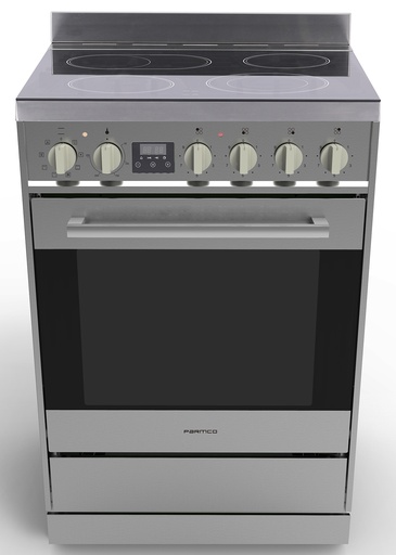 [FS600SC] FREESTANDING STOVE 600MM STAINLESS CERAMIC