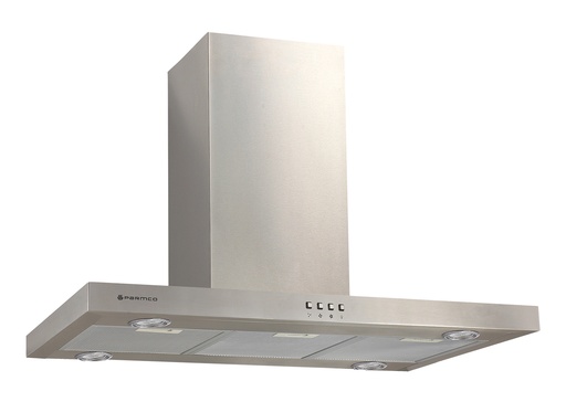 [T4-12LOW-9IS-1] RANGEHOOD ISLAND 900MM STAINLESS 1000M3H