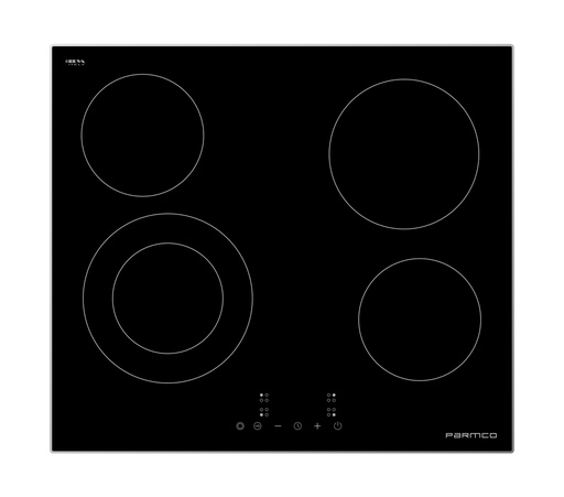 [HO36AC4] COOKTOP SERIES3 600MM ALUMINIUM TRIM CERAMIC 4 BURNER